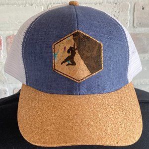 Rock Climber Unisex Cork Snap Back Vegan Hat